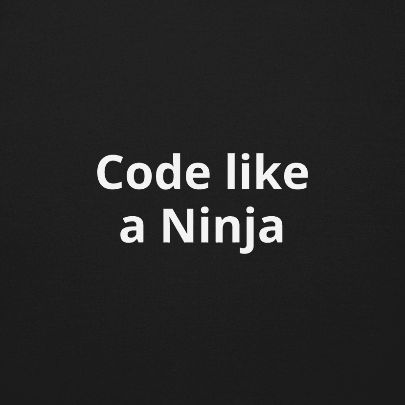 Code like a Ninja Sweatshirt